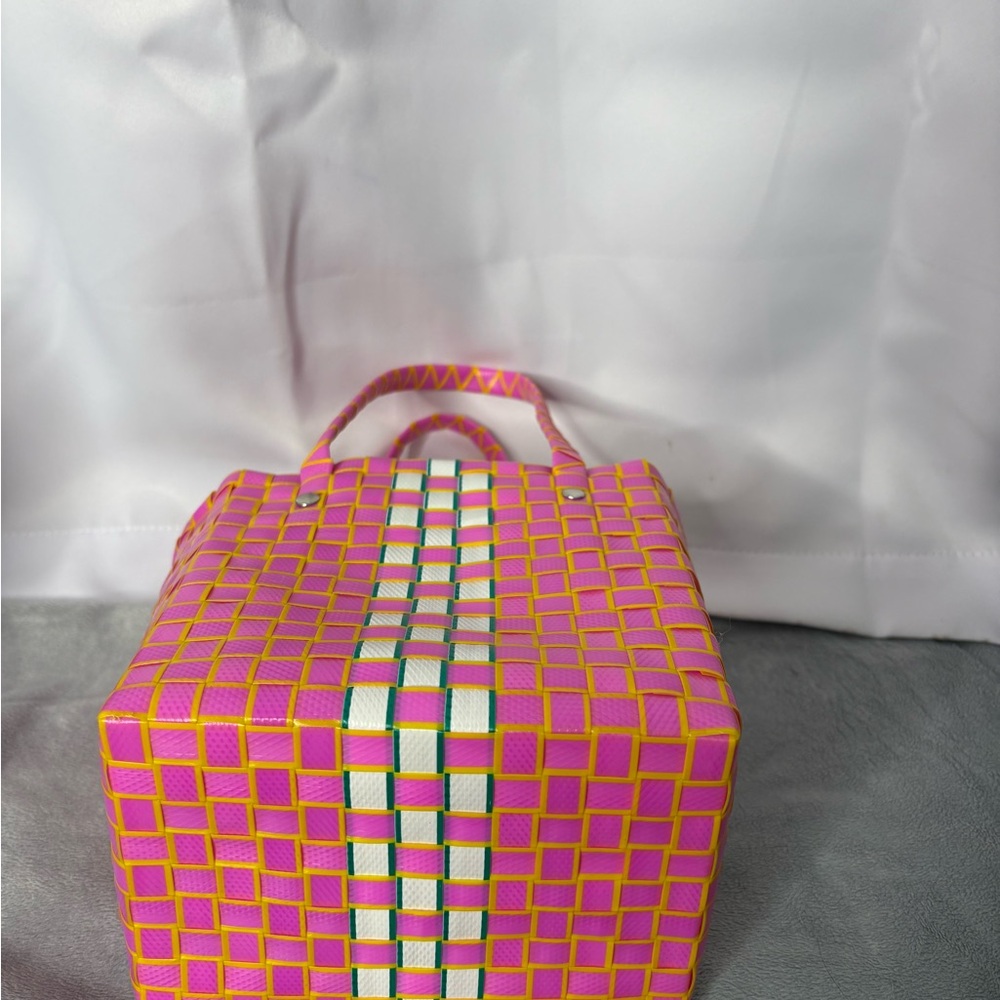 Marni Vibrant Pink and Orange Tote - Picture 2 of 3